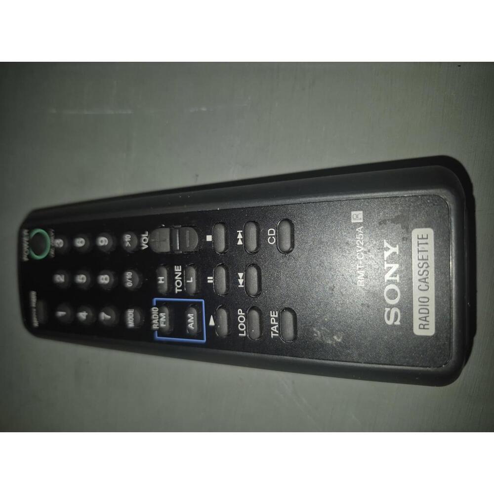 Sony RMT-CV25A Radio Cassette Remote Control *No Battery Cover*